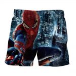 Spider-Man Super Strength 3D Unique Design Print Boardshorts