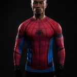 Spider-man Inspired Compression Raglan Long Sleeves Workout T-shirt - Superheroes Gears