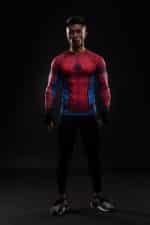Spider-man Inspired Compression Raglan Long Sleeves Workout T-shirt - Superheroes Gears