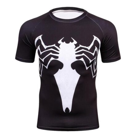 Spiderman Featuring Symbol In Black White Edition Compression Training ...
