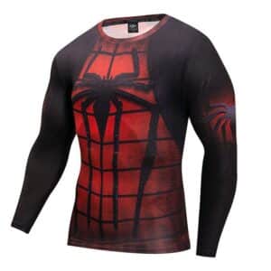 Spiderman Superhero Long Sleeves 3D Print Compression T-shirt