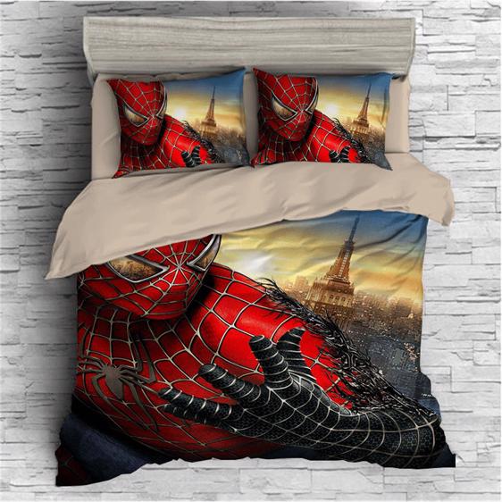 Spiderman In Black Symbiotes Bedding Set Queen - REVER LAVIE