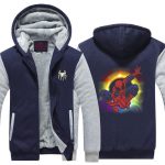 Spiderman Cute Character Colourful Vibrant Hooded Jacket - Superheroes Gears