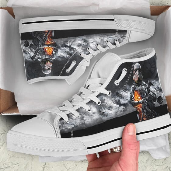 Star Wars Battlefront Storm Troopers Canvas High-Top Sneakers