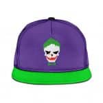 Suicide Squad The Joker Cool Green And Purple Snapback Hat Cap