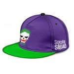 Suicide Squad The Joker Cool Green And Purple Snapback Hat Cap