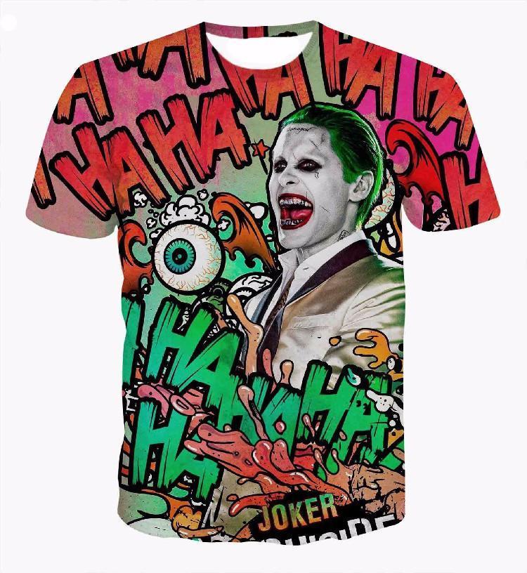 Suicide Squad Psycho Laugh Impressive Leto Jared Joker T-Shirt