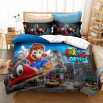 Super Mario Odyssey Mario in Modern City Awesome Bedding Set