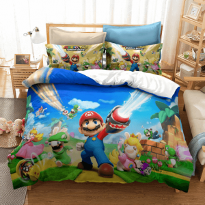 Super Mario Rabbids Kingdom Battle Awesome Bedding Set
