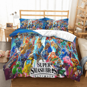 Super Smash Bros Ultimate Main Characters Bedding Set