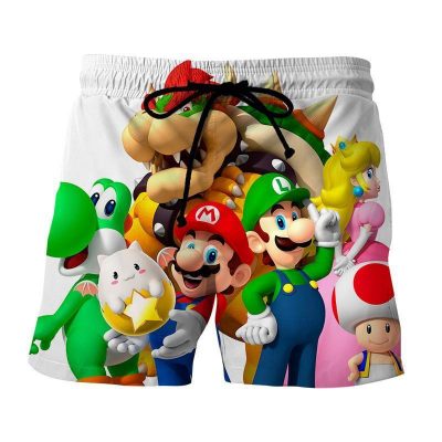 Super Mario Bros Luigi Bowser Peach Princess Dope Shorts