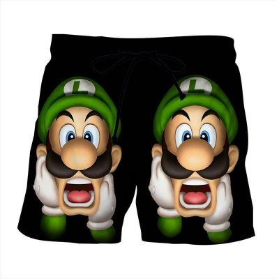 Super Mario Bros Luigi Monster Scene Vibrant Game Shorts - Superheroes ...