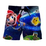 Super Mario Galaxy Awesome 3D Model Full Printed Shorts