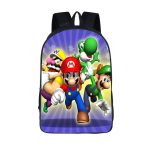 Super Mario Galaxy Characters Mario Wario Luigi Yoshi Backpack Bag