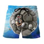 Super Mario Rock Mushroom Upgrade Cool Gaming Trunks Shorts