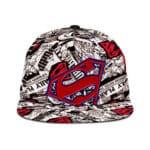Superman Logo Swag Funky White Snapback Baseball Cap