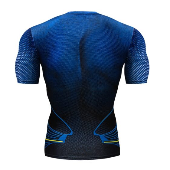Superman The Legend Inspired Compression Cross Fit Training T-shirt