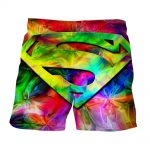 Superman Super Colors Vibrant Unique Design Boardshorts