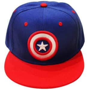 The Avengers Captain America Logo Streetwear Blue Snapback
