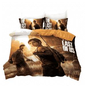 The Last of US Worried Elie and Joel Classic Bedding Set