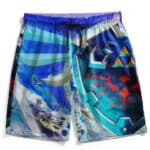 The Legend Of Zelda Cool Skyward Sword Hylian Shield Shorts