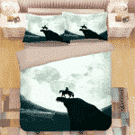 The Legend of Zelda Girl Riding Silhouette Bedding Set