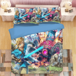 The Legend of Zelda Link Running From Boss Cool Bedding Set