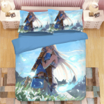The Legend of Zelda Romantic Link Zelda Hug Bedding Set