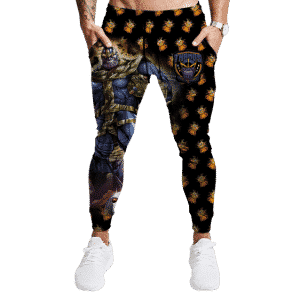 The Mad Titan Thanos Infinity Gauntlet Pattern Jogger Pants