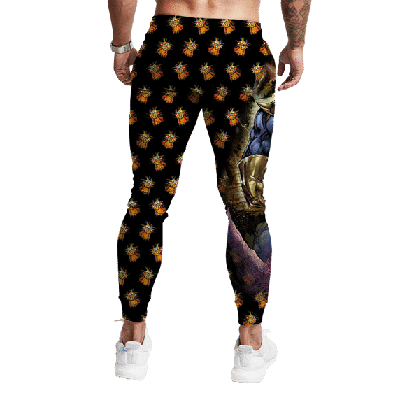 The Mad Titan Thanos Infinity Gauntlet Pattern Jogger Pants