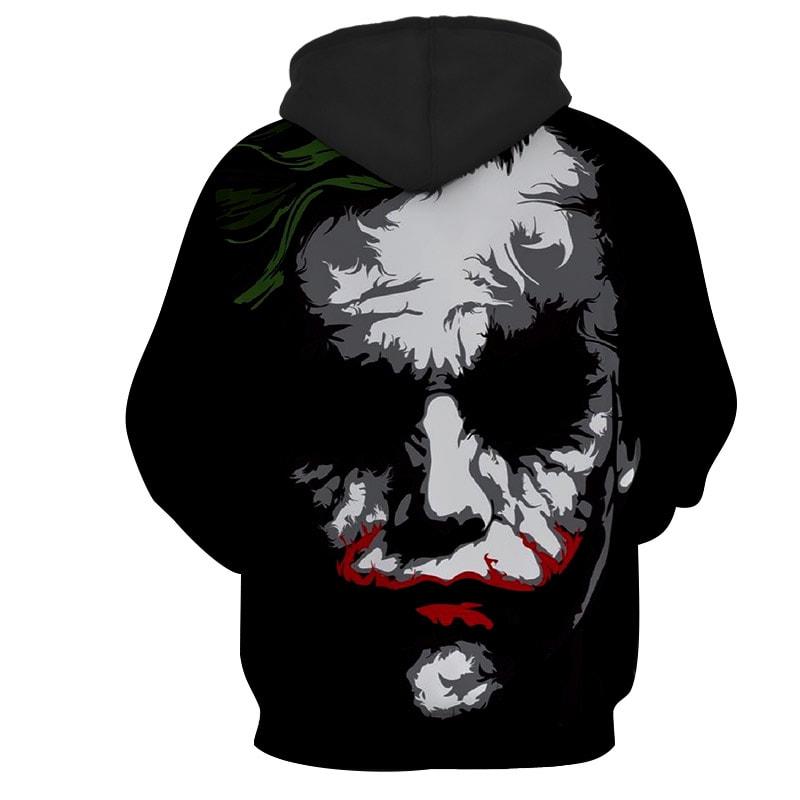 The Bad Ass Psychopath Joker Design Full Print Hoodie
