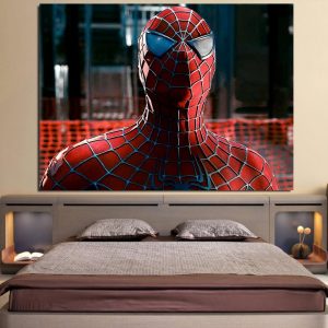 The Cool Spider-Man Close-Up Design 1pcs Canvas Print