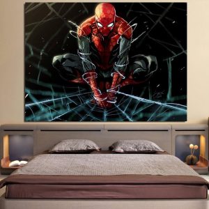 The Fierce Spider-Man 3D Design 1pcs Wall Art Canvas Print