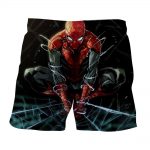 The Fierce Spider-Man 3D Design Unique Style Boardshorts