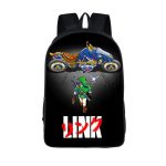 The Legend Of Zelda Link Mario Kart Motorcycle Backpack Bag
