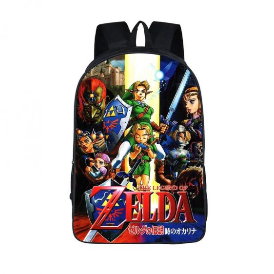 The Legend Of Zelda Ocarina Of Time Backpack Bag