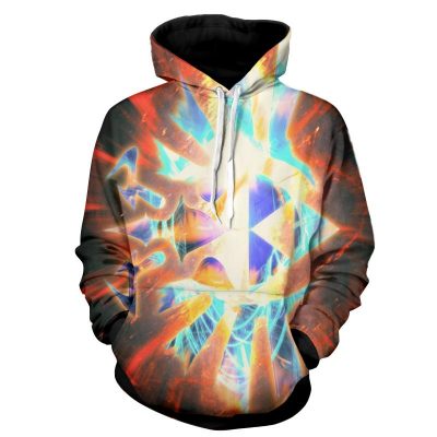 The Legend Of Zelda The Symbol With Lighting Thunder Hoodie ...