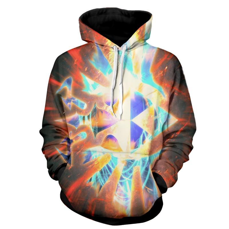 The Legend Of Zelda The Symbol With Lighting Thunder Hoodie ...