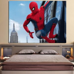 The Look At Spider-Man View 1pcs Wall Art Canvas Print