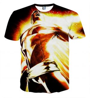 The Mesmerizing Captain Marvel Shazam Full Print T-Shirt