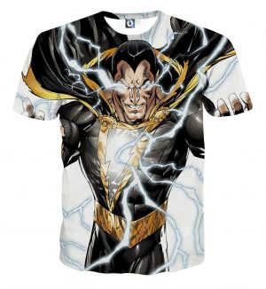 The Pure Class Epic Black Suit Captain Marvel Shazam T-Shirt