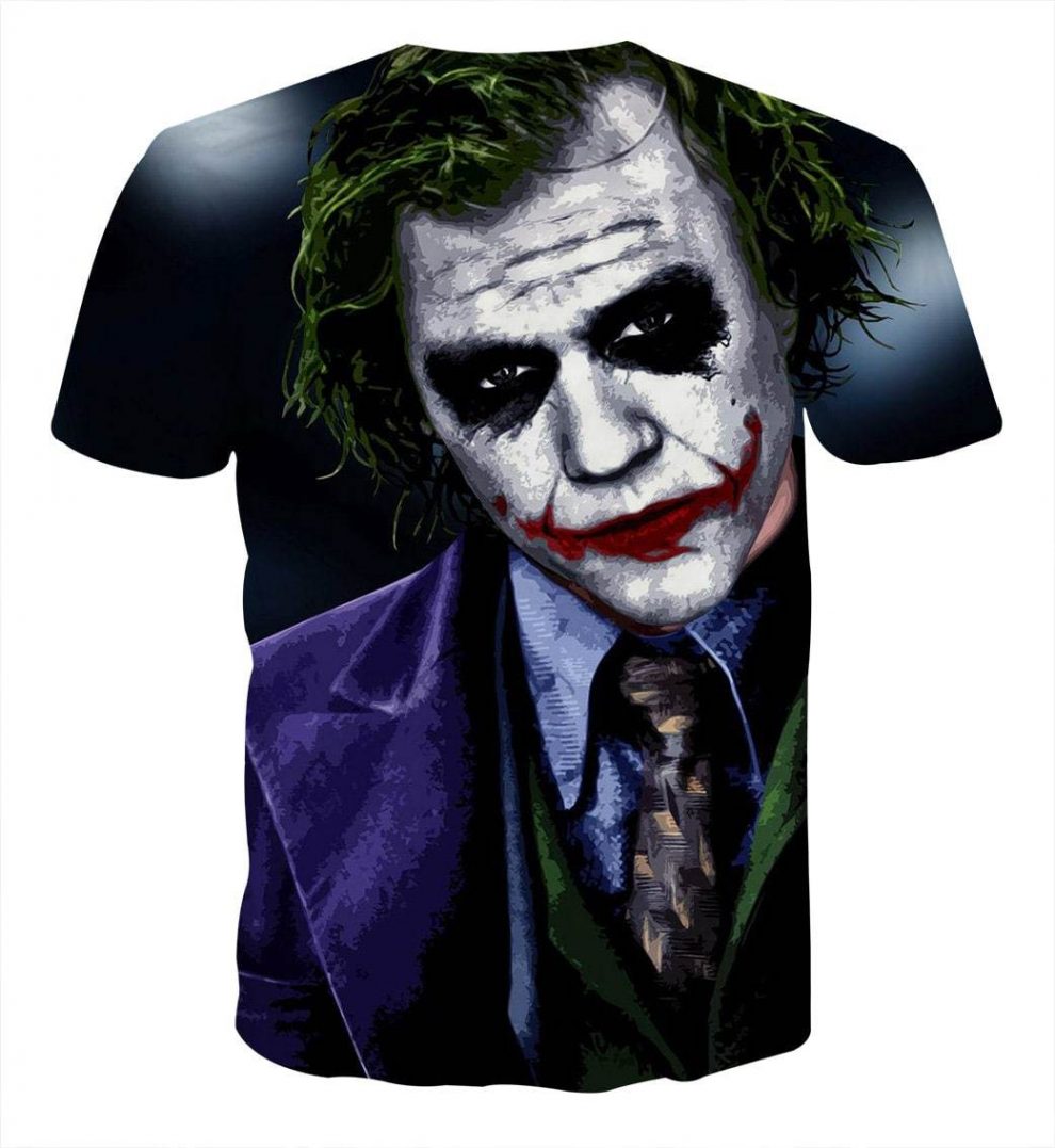 The Thoughtless Insidious Joker Design Full Print T-Shirt - Superheroes ...