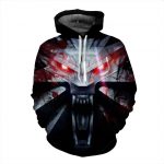 The Witcher 3 Wild Hunt Wolves Symbol Emblem Black Hoodie