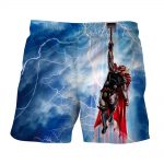 Thor Cartoon Flying Holding Hammer Super Amazing Boardshorts