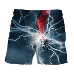 Thor Cartoon On Fight Magical Thunder Hammer Amazing Boardshorts