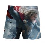 Thor Face Angry On Fight Flying Thunder Impressive Boardshorts