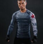 Winter Soldier 3D Printed Crossfit Long Sleeves T-shirt