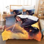 Wonder Woman Sky High Battle Sword And Shield Bedding Set