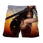 Wonder Woman Beautiful Gal Gadot Realistic 3D Print Boardshorts
