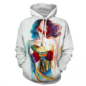 Wonder Woman Girls Head Cotton Sweatshirt (BI1658)